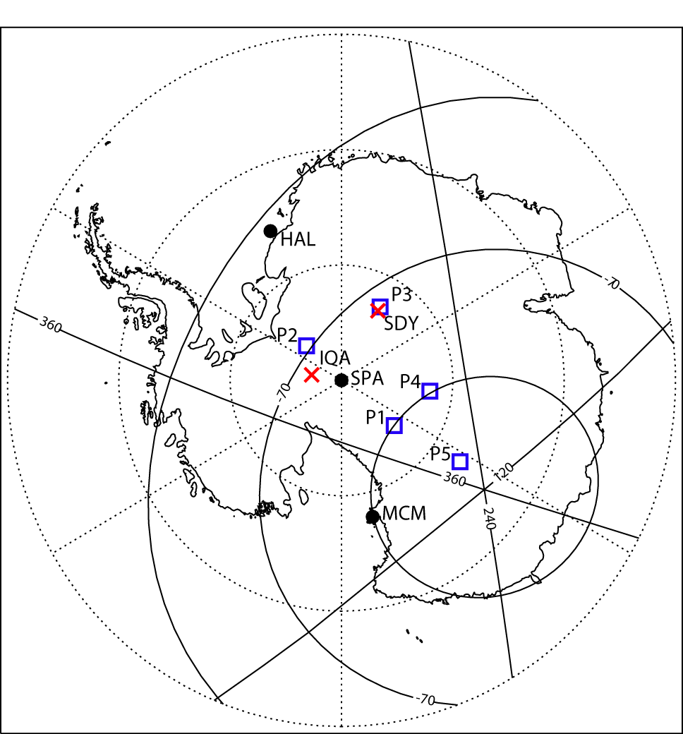 Antarctic Locations